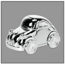 Verzilverde (pleet) spaarpot - auto "VW.Kever" - 198
