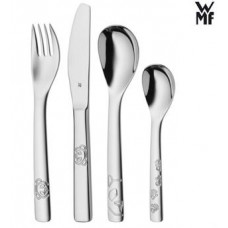 Stalen kindercouvert - WMF - Panda beer - 4delig - 32958