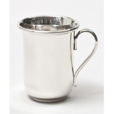 Zilveren kinderbeker - Tulp filetrand (met oor) - 33770