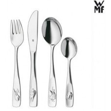 Stalen kindercouvert - WMF - Lustige Reise - 4delig - 34781
