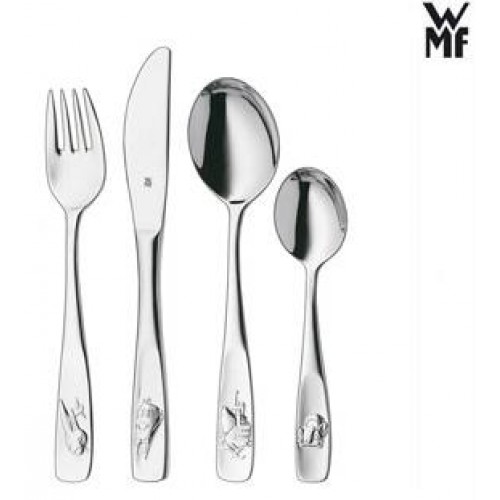 Stalen kindercouvert - WMF - Lustige Reise - 4delig - 34781