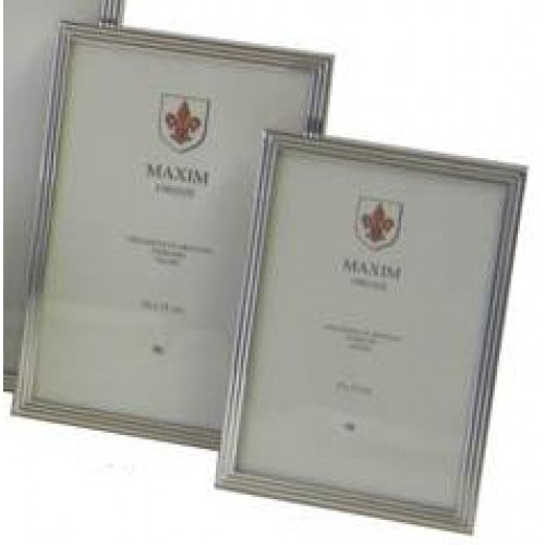 Zilveren fotolijst - 10x15cm - 07mm ribbel rand - 42913