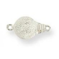 Zilveren slotje - Ton - 08mm - gediamanteerd/zwaar - 53099