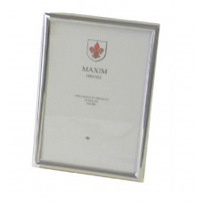 Zilveren fotolijst - 10x15cm - rechthoek - 06mm gladde bolle rand - 56420