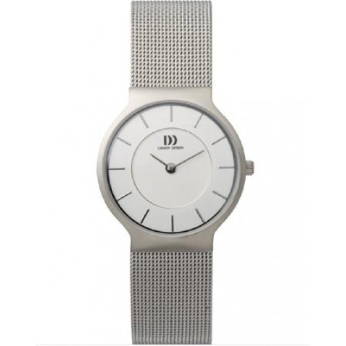 Stalen dameshorloge - Danish Design - milanese band - rond 29mm - 60763