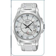 Stalen herenhorloge - Seiko Premier Kinetic - metalen band - 62576